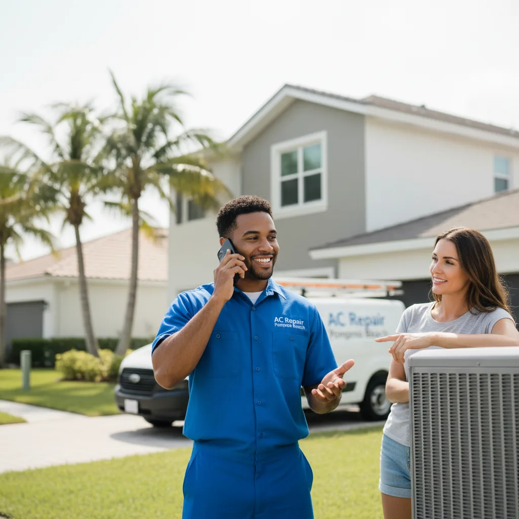 AC Repair Pompano Beach customer support in Lake Worth